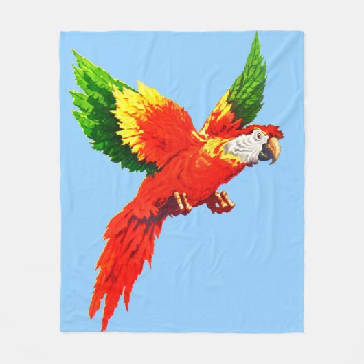 Flugsittich Fleecedecke (Vorderseite)
