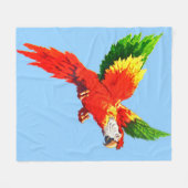Flugsittich Fleecedecke (Vorderseite (Horizontal))