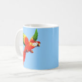 Flugsittich Kaffeetasse (Vorderseite Links)