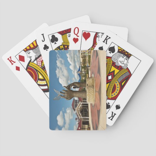 Flugskulptur Spielkarten (Rückseite)