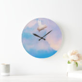 Flugstumpfuhr Große Wanduhr (Zuhause)