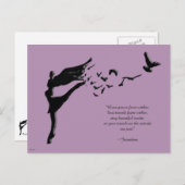 Flugtanz Postkarte (Vorne/Hinten)