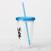 Flugtauben Acryltrinkbecher (Links)
