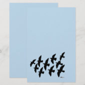 Flugtauben Briefpapier (Vorne/Hinten)