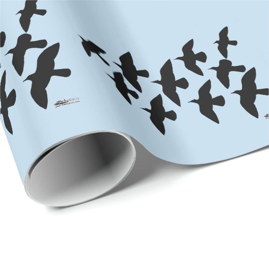 Flugtauben Geschenkpapier (Rolleneckpunkt)