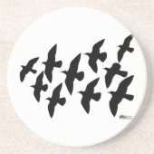 Flugtauben Getränkeuntersetzer (Vorne)