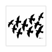 Flugtauben Gummistempel (Prägung)