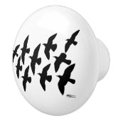 Flugtauben Keramikknauf (Rechts)