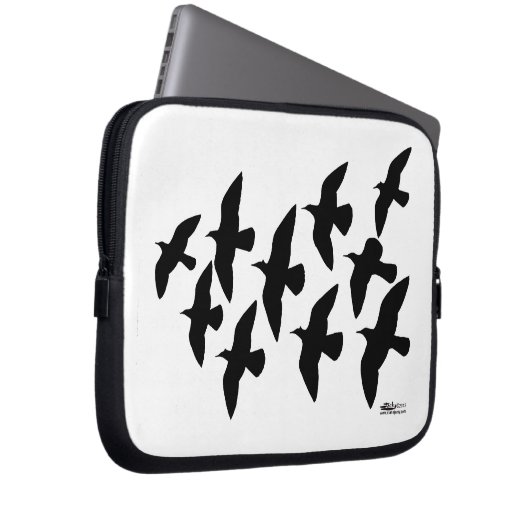 Flugtauben Laptopschutzhülle (Vorne Rechts)