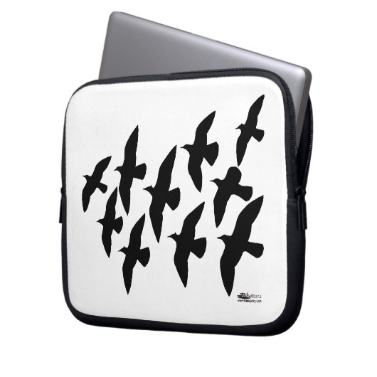 Flugtauben Laptopschutzhülle (Vorderseite Links)