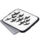 Flugtauben Laptopschutzhülle (Vorne Knopf)