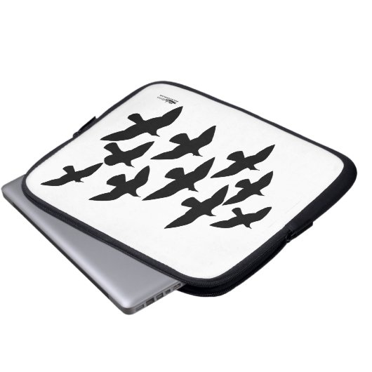 Flugtauben Laptopschutzhülle (Vorne Knopf)