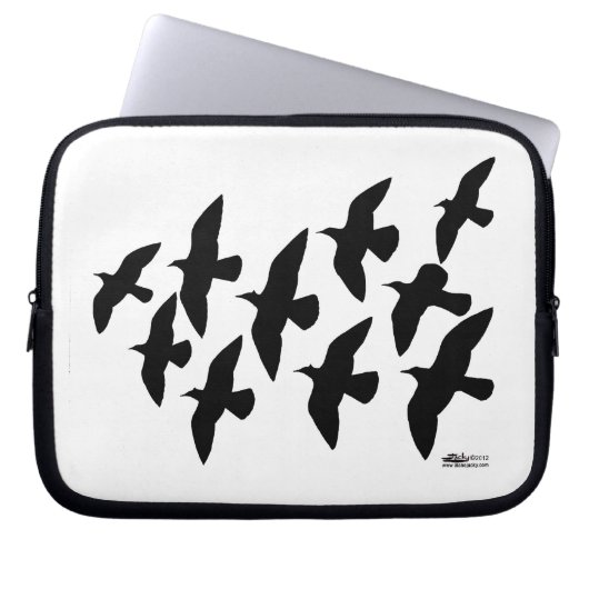 Flugtauben Laptopschutzhülle (Vorderseite)