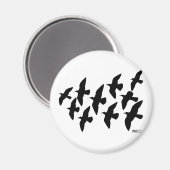 Flugtauben Magnet (Vorderseite/Rückseite)