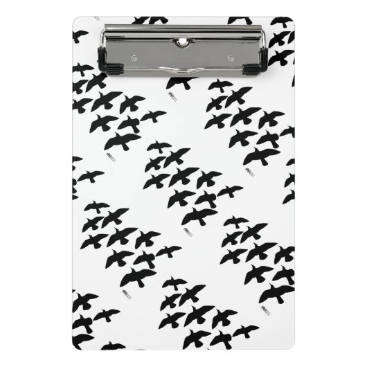 Flugtauben Mini Klemmbrett (Vorderseite)