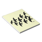 Flugtauben Notizblock (angewinkelt)