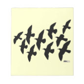 Flugtauben Notizblock (Vorderseite)
