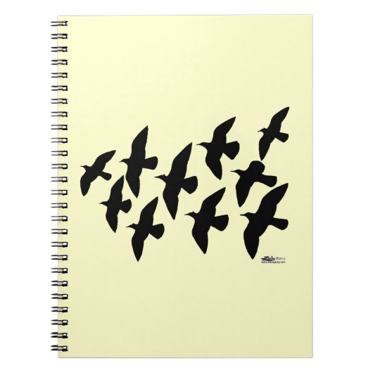 Flugtauben Notizblock (Vorderseite)