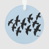 Flugtauben Ornament (Rückseite)