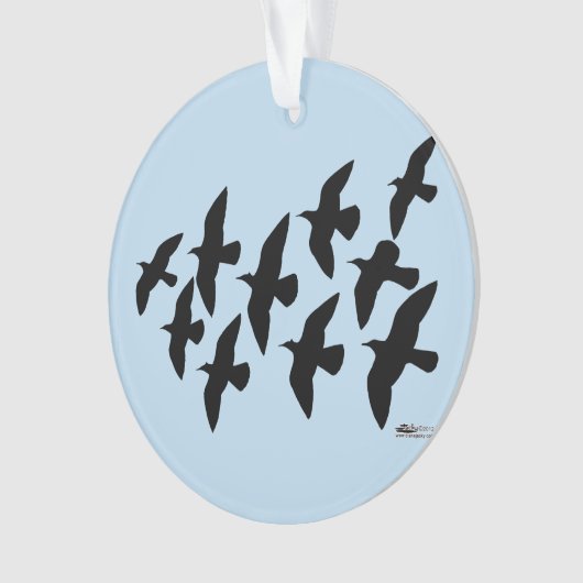 Flugtauben Ornament (Vorderseite)