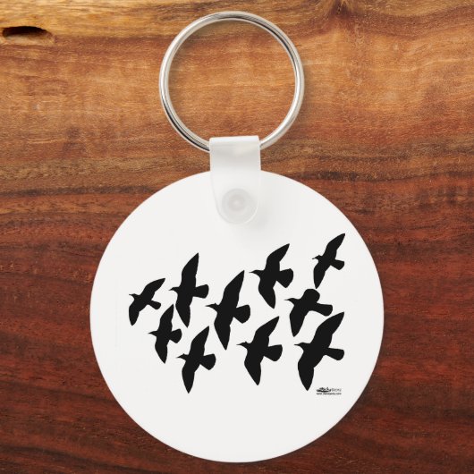 Flugtauben Schlüsselanhänger (Rückseite)