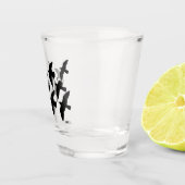 Flugtauben Schnapsglas (Rechts)