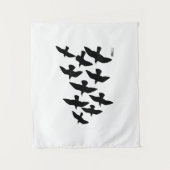 Flugtauben Wandteppich (Vorderseite)