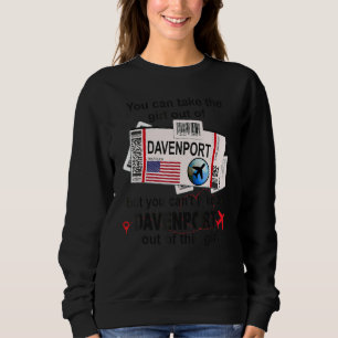 Flugticket Davenport Mädchen aus Davenport Board Sweatshirt