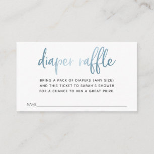 Flugticket für Babydusche Begleitkarte