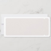 Flugticket Thema neutrale Babydusche Einladung (Rückseite)