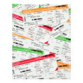 Flugtickets Fotodruck (Vorne)