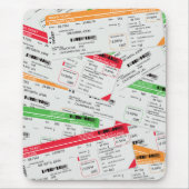 Flugtickets Mousepad (Vorne)
