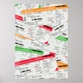 Flugtickets Poster (Vorne)