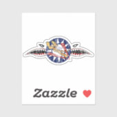 Flugtigers Aufkleber (Blatt)