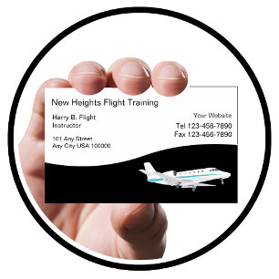 Flugtraining-Geschäftskarten Visitenkarte