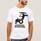 Flugtraktor und Text lentävä traktori T-Shirt (Vorderseite)