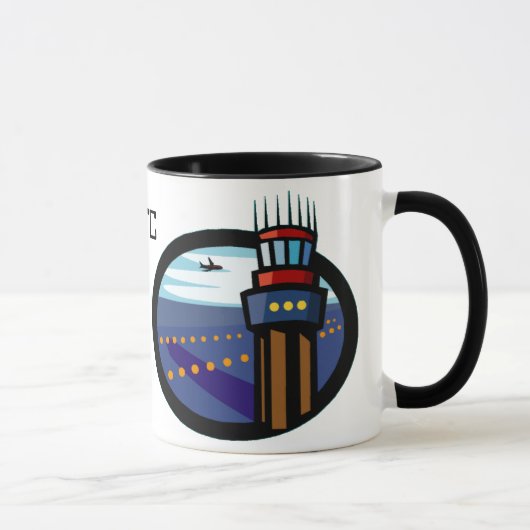 Flugverkehr-Kontrolle Tasse (Rechts)