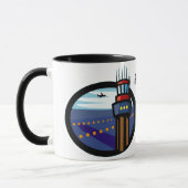 Flugverkehr-Kontrolle Tasse (Links)