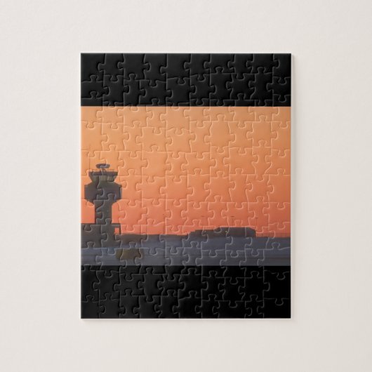 Flugverkehr-Kontrolle tower_Military Flugzeuge Puzzle (Vertikal)