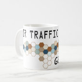 Flugverkehr-Kontrollen-Genie Kaffeetasse (Vorderseite Links)
