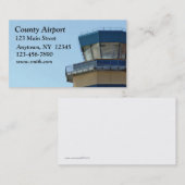 Flugverkehr-Kontrollen-Geschäfts-Karte Visitenkarte (Vorne/Hinten)