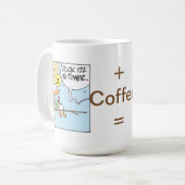 Flugverkehr-Kontrollen-Kaffee-Witz-Tasse Kaffeetasse (Vorderseite Links)