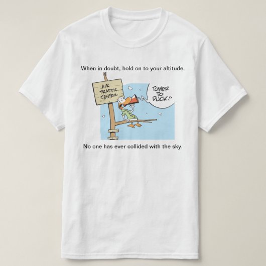 Flugverkehr-Kontrollen-Spaß-T - Shirt (Design vorne)