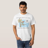 Flugverkehr-Kontrollen-Spaß-T - Shirt (Vorne ganz)