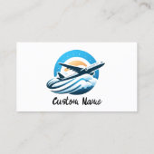 Flugverkehrsdienst Tourismus Instandhaltung Visitenkarte (Rückseite)