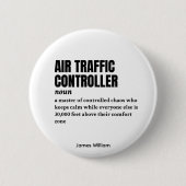 Flugverkehrsleiter - Clever Definition Button (Vorderseite)