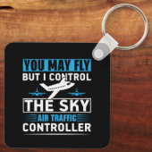 Flugverkehrsleiter Flughafen Funny Zitat Schlüsselanhänger (Rückseite)