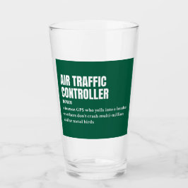 Flugverkehrsleiter - Funny Definition Glas