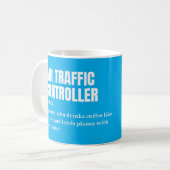 Flugverkehrsleiter - Funny Definition Kaffeetasse (Vorderseite Links)