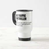 Flugverkehrsleiter - Funny Definition Reisebecher (Vorderseite Links)